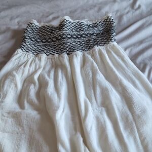 FP Movement by Free People Cream and Black Wide Leg Pants